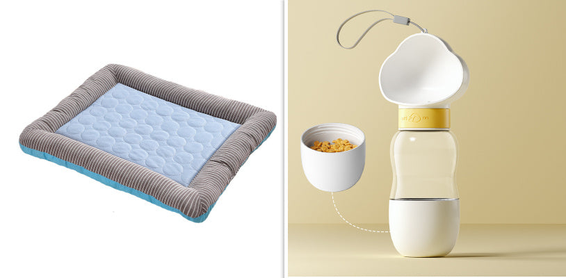 Cool, Breathable Ice-Silk Mat — Summer Comfort for Pets