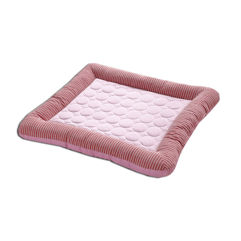 Cool, Breathable Ice-Silk Mat — Summer Comfort for Pets