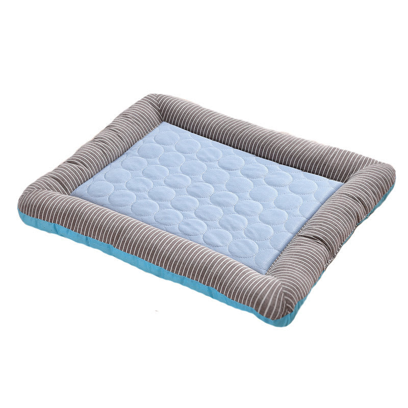 Cool, Breathable Ice-Silk Mat — Summer Comfort for Pets
