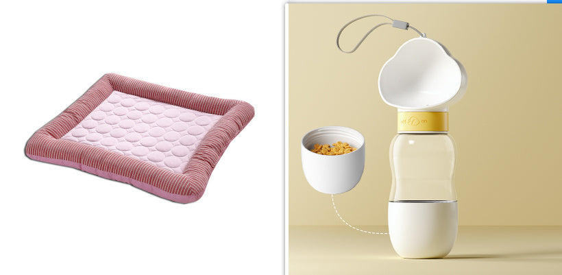 Cool, Breathable Ice-Silk Mat — Summer Comfort for Pets