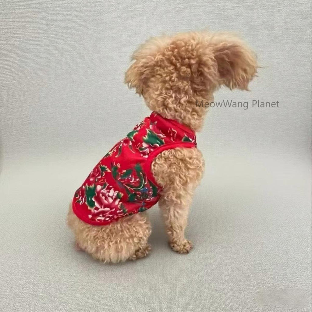 Breathable Floral Vest for Dogs & Cats: Comfort in Summer