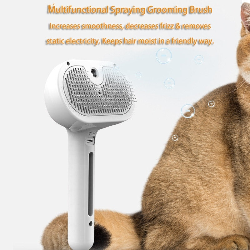 Gentle Pet Comb + Mist Spray — No More Tangled Fur
