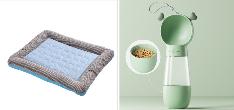 Cool, Breathable Ice-Silk Mat — Summer Comfort for Pets