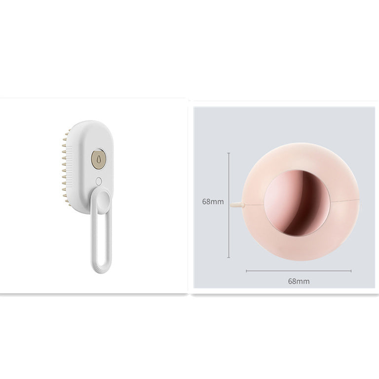 Steam-Spray Brush: Massage, Detangle & Shine Your Pet’s Coat