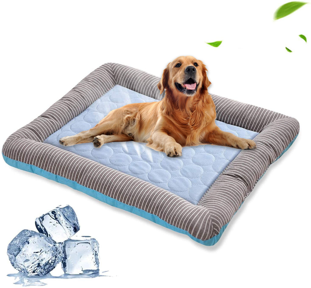 Cool, Breathable Ice-Silk Mat — Summer Comfort for Pets
