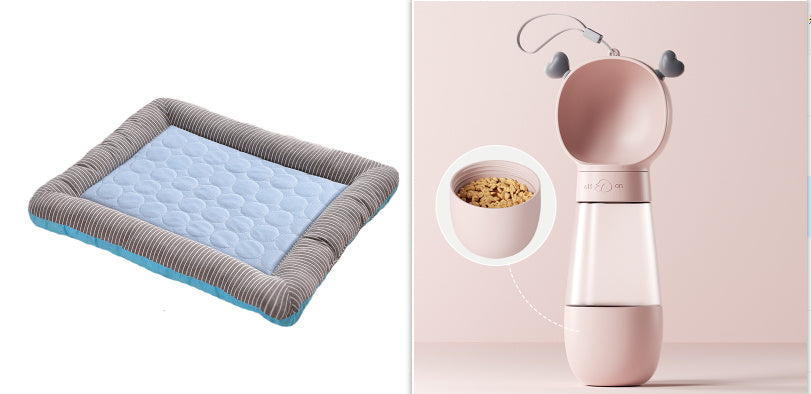 Cool, Breathable Ice-Silk Mat — Summer Comfort for Pets